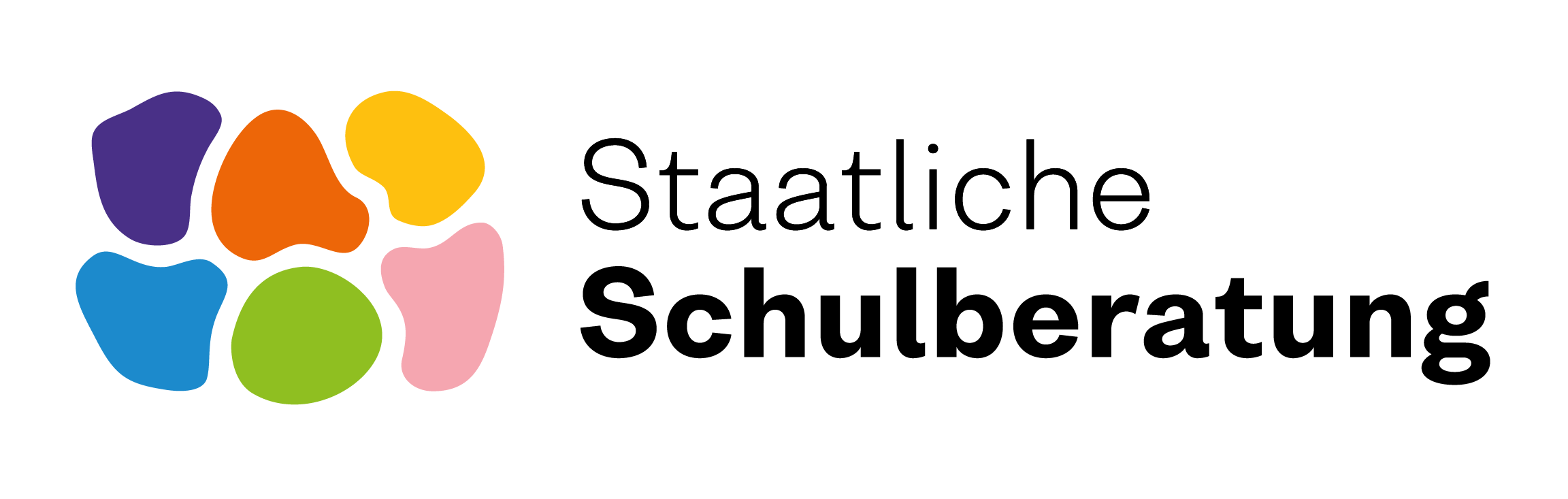 Schulberatung Logo RGB bunt schwarz aufWeiss